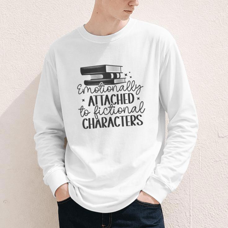 Emotionally Attached To Fictional Characters Banned Books Youth Long Sleeve Tee