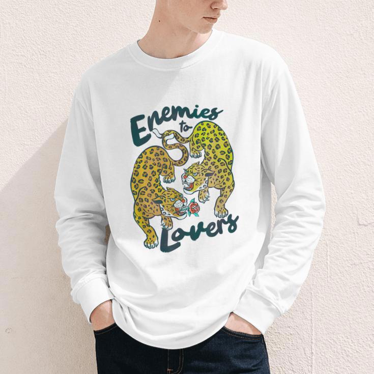 Enemies To Lovers Jaguar Tee Romance Book Plot Device Trope Youth Long Sleeve Tee