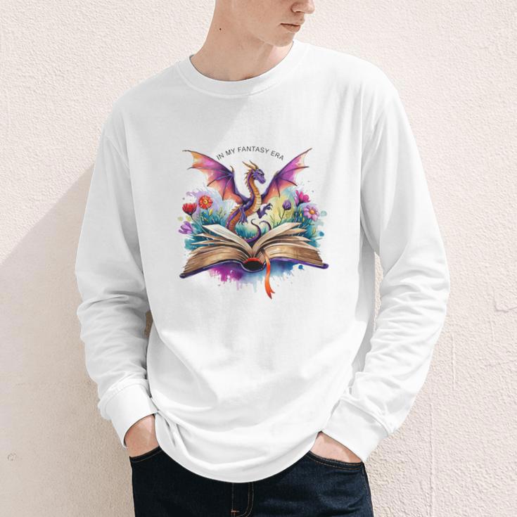 In My Fantasy Era Magic Dragon Book Youth Long Sleeve Tee In My Fantasy Era Magic Dragon Book Youth Long Sleeve Tee