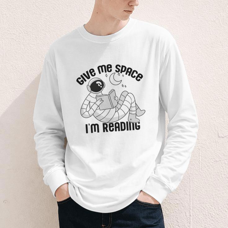 GIVE ME Space I'm Reading Kids Astronaut Book Reader Meme Premium Tri-Blend Youth Long Sleeve Tee GIVE ME Space I'm Reading Kids Astronaut Book Reader Meme Premium Tri-Blend Youth Long Sleeve Tee