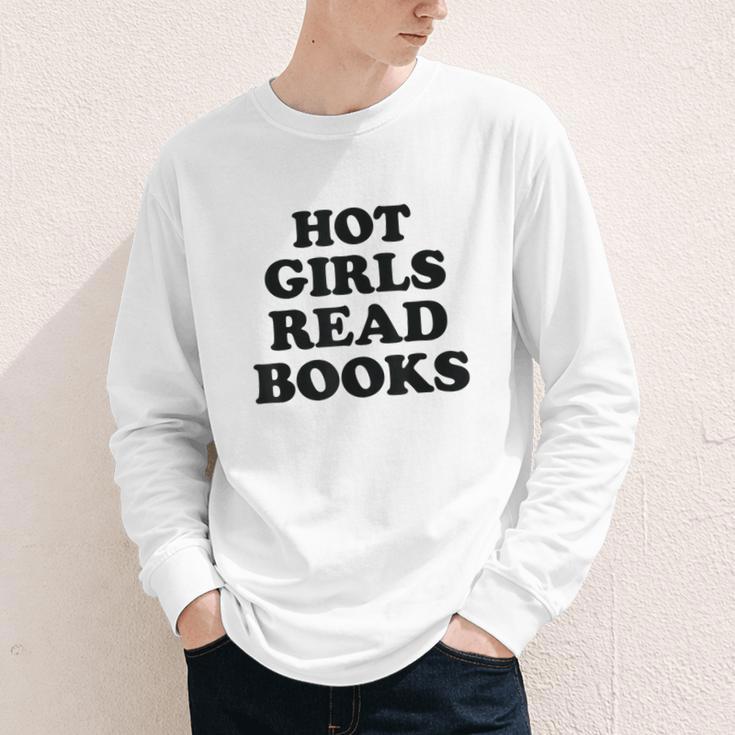 Hot Girls Read Books Lover Bookworm Librarian Book Reading Youth Long Sleeve Tee Hot Girls Read Books Lover Bookworm Librarian Book Reading Youth Long Sleeve Tee