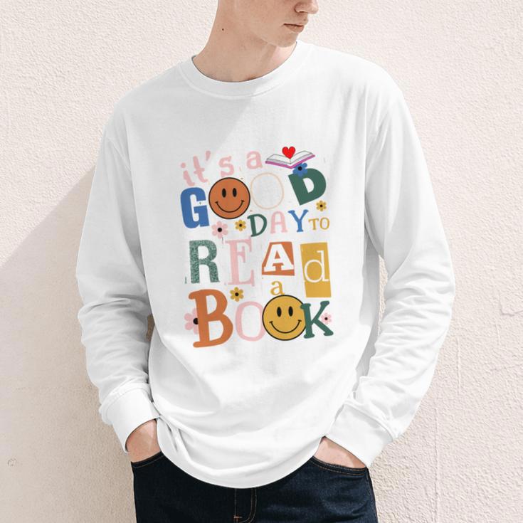 Its a Good Day To Read a Book Lovers Library Reading Women Youth Long Sleeve Tee