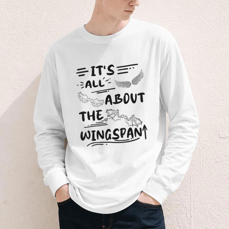 It's All About The Wingspan For Book Lover Youth Long Sleeve Tee