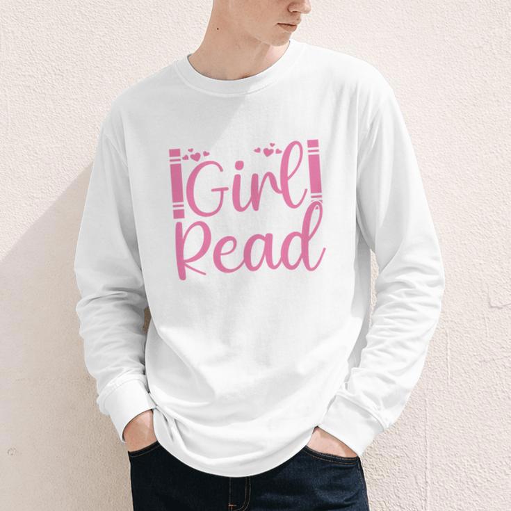 Just A Girl Who Loves To Read Book Lover Reading Books Youth Long Sleeve Tee