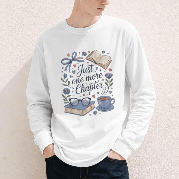 Just One More Chapter Book Lover Reading Quote Youth Long Sleeve Tee Just One More Chapter Book Lover Reading Quote Youth Long Sleeve Tee