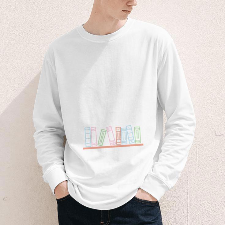 Librarian Library Books Reading Reader Youth Long Sleeve Tee