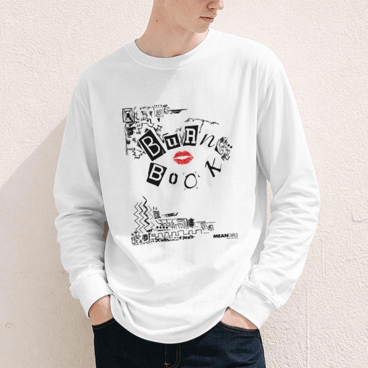 Mean Girls Burn Book Cover Art Youth Long Sleeve Tee