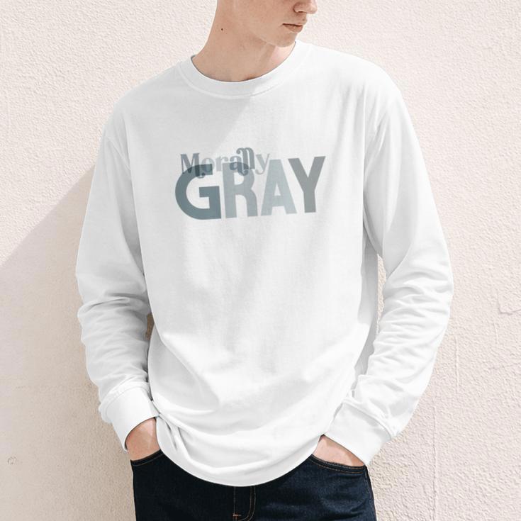 Morally Gray Shirt Cute Romance Novel Reader Smut Book Premium Youth Long Sleeve Tee