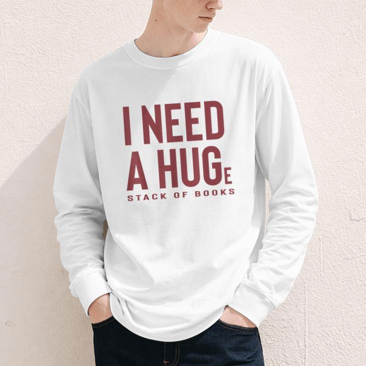 i Need a Huge Stack Of Books Youth Long Sleeve Tee