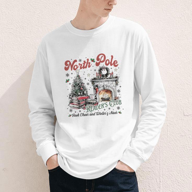 North Pole Book Club Book Lover Bookish Bookworm Christmas Youth Long Sleeve Tee North Pole Book Club Book Lover Bookish Bookworm Christmas Youth Long Sleeve Tee
