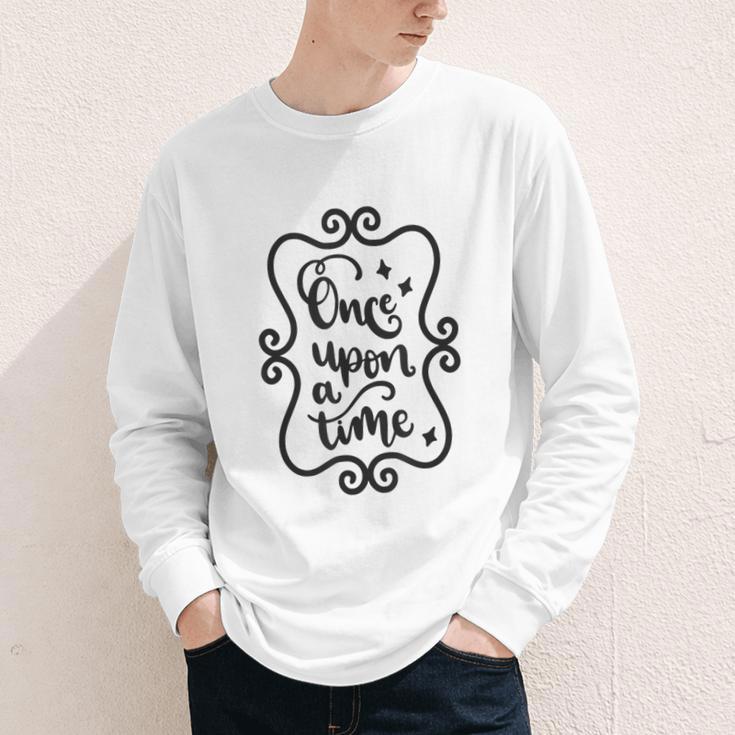 Once Upon A Time Fairytale Book Lover Reading Youth Long Sleeve Tee Once Upon A Time Fairytale Book Lover Reading Youth Long Sleeve Tee