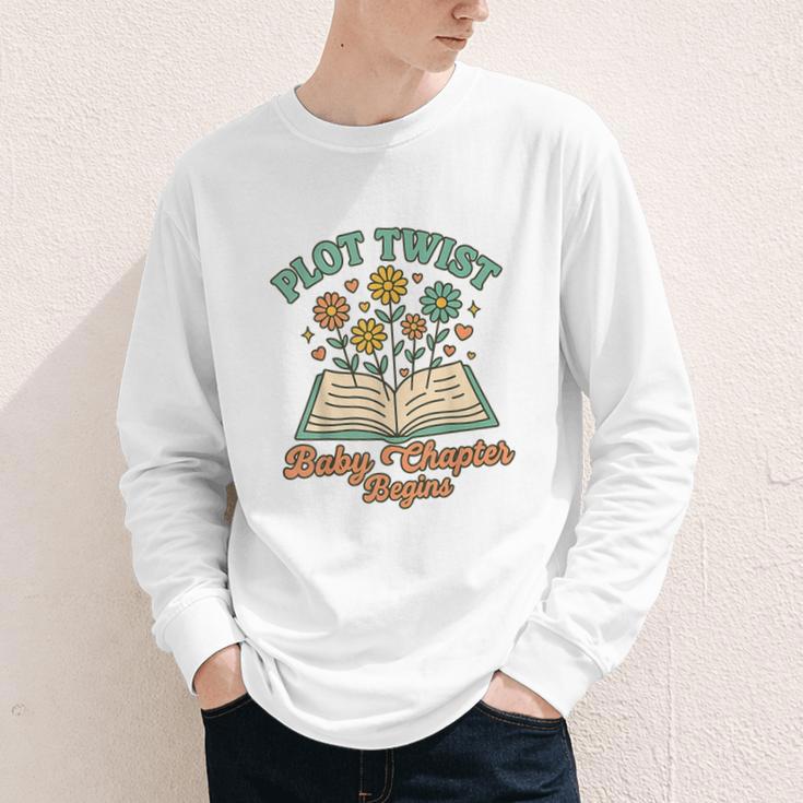 Pregnancy Announcement Book Lover Reveal Pregnant Youth Long Sleeve Tee Pregnancy Announcement Book Lover Reveal Pregnant Youth Long Sleeve Tee