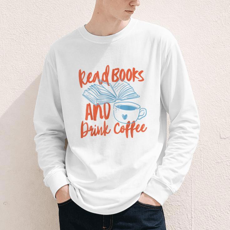 Read Book And Drink Coffee Book Club Reading Youth Long Sleeve Tee Read Book And Drink Coffee Book Club Reading Youth Long Sleeve Tee