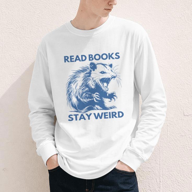 Read Books Stay Weird Youth Long Sleeve Tee Read Books Stay Weird Youth Long Sleeve Tee