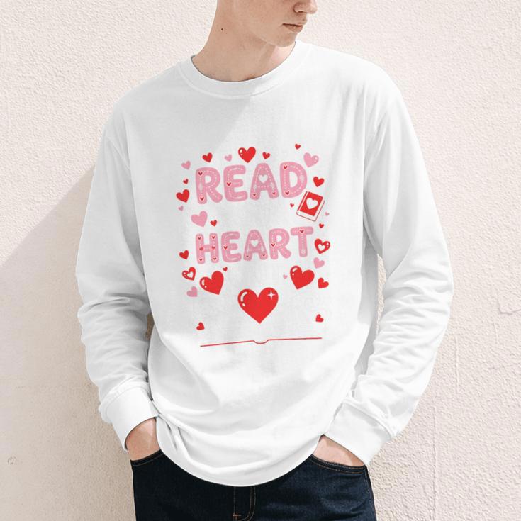 Read Your Heart Out Valentine Reading Book Lover Teacher Premium Tri-Blend Youth Long Sleeve Tee Read Your Heart Out Valentine Reading Book Lover Teacher Premium Tri-Blend Youth Long Sleeve Tee