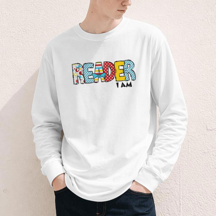 Reader I Am Bookworm Librarian I Heart Read Book Lover Youth Long Sleeve Tee