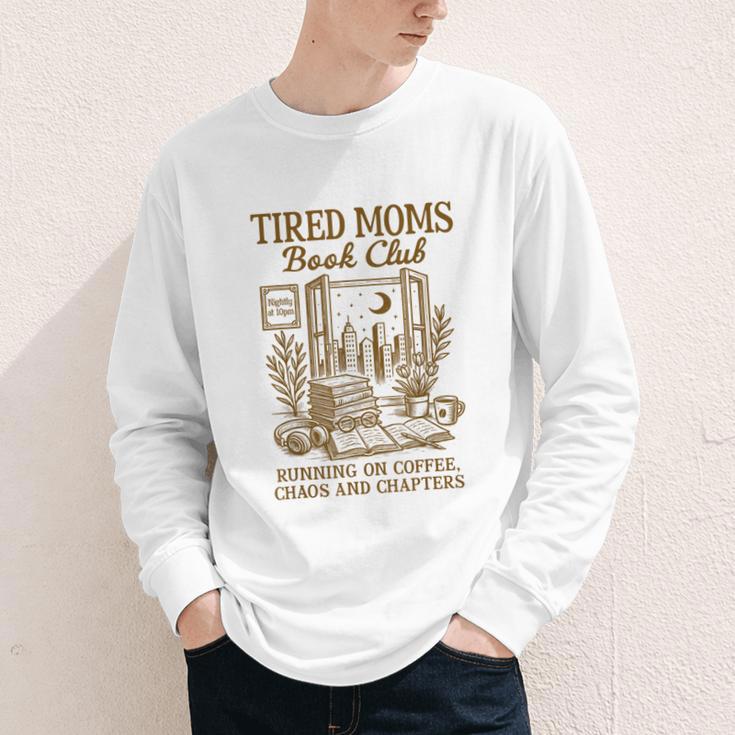 Reading Book Lover Bookish Motherhood Tired Moms Book Club Youth Long Sleeve Tee Reading Book Lover Bookish Motherhood Tired Moms Book Club Youth Long Sleeve Tee