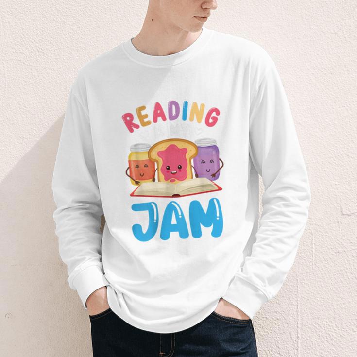 Reading Is My Jam I Love To Read Books Boy Girl Youth Long Sleeve Tee