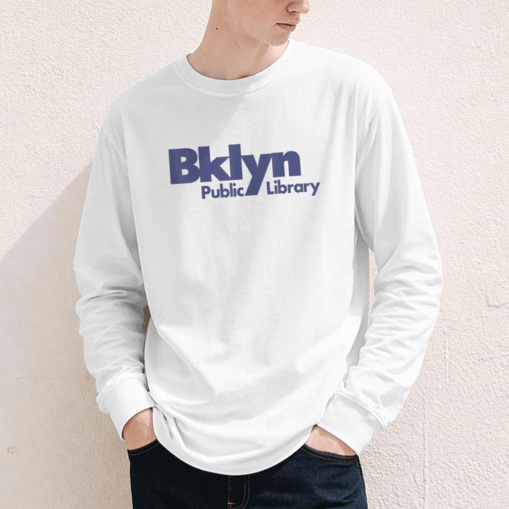 Retro Brooklyn Public Library NY New York Book Lover Youth Long Sleeve Tee