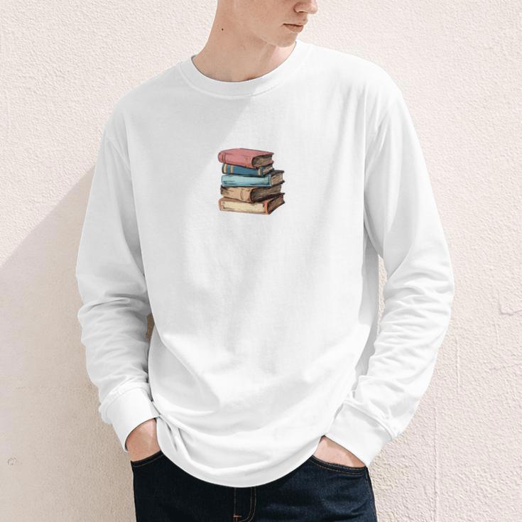Retro Sometimes I Think I Read Too Much For Book Lover Youth Long Sleeve Tee