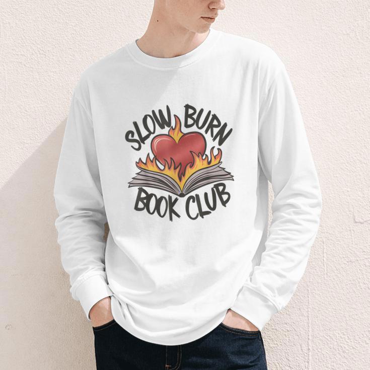Slow Burn Book Club Romantasy Trope Smut Dark Romance Reader Youth Long Sleeve Tee