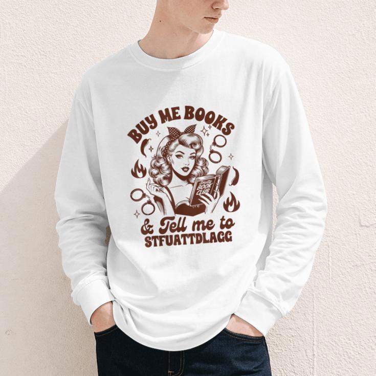 Smut Reader Spicy Buys Me Books & Tells Me To Stfuattdlagg Youth Long Sleeve Tee Smut Reader Spicy Buys Me Books & Tells Me To Stfuattdlagg Youth Long Sleeve Tee