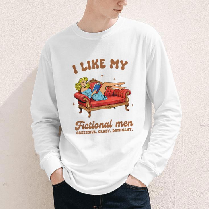 Smutty Book Lover I Like My Fictional Men Spicy Book Youth Long Sleeve Tee Smutty Book Lover I Like My Fictional Men Spicy Book Youth Long Sleeve Tee