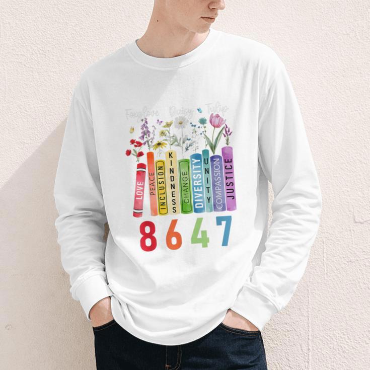 Subtle Floral Foxglove Daisy Tulip Book Lover Youth Long Sleeve Tee Subtle Floral Foxglove Daisy Tulip Book Lover Youth Long Sleeve Tee