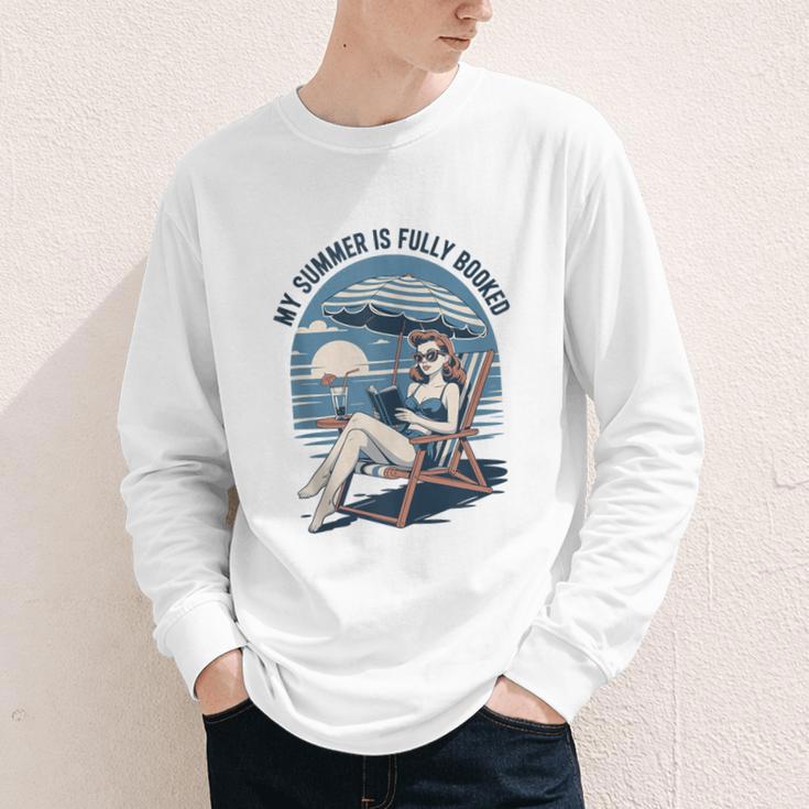 My Summer Is Fully Booked Fun Girls Summer Book Lovers Youth Long Sleeve Tee My Summer Is Fully Booked Fun Girls Summer Book Lovers Youth Long Sleeve Tee
