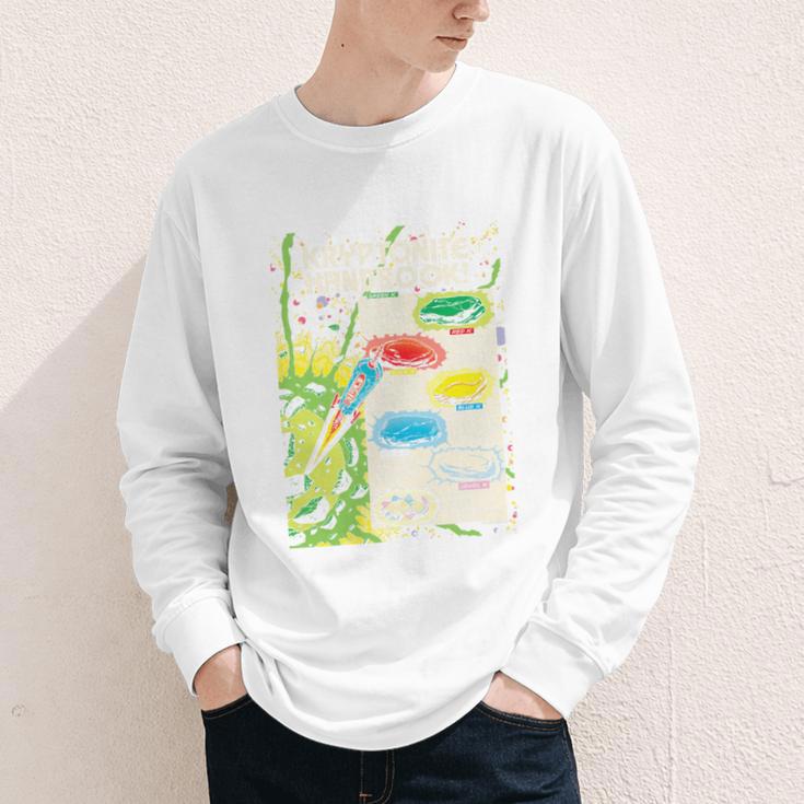 Superman Kryptonite Handbook Premium Tri-Blend Youth Long Sleeve Tee