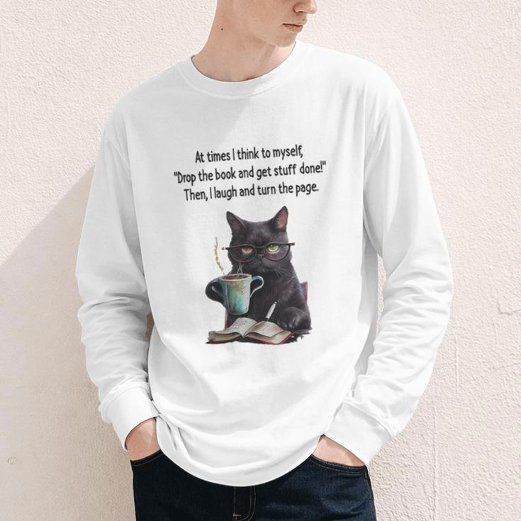 At Times I Think To Myself Drop The Book And Get Stuff Done Youth Long Sleeve Tee At Times I Think To Myself Drop The Book And Get Stuff Done Youth Long Sleeve Tee