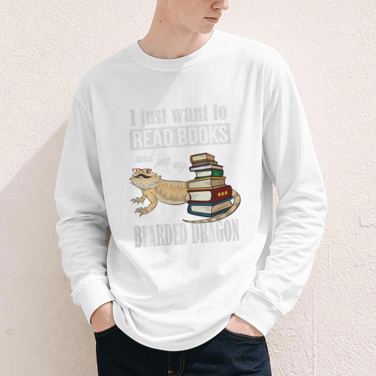 Tiny Dinosaur Read Books & Pet My Bearded Dragon Lover Premium Tri-Blend Youth Long Sleeve Tee Tiny Dinosaur Read Books & Pet My Bearded Dragon Lover Premium Tri-Blend Youth Long Sleeve Tee