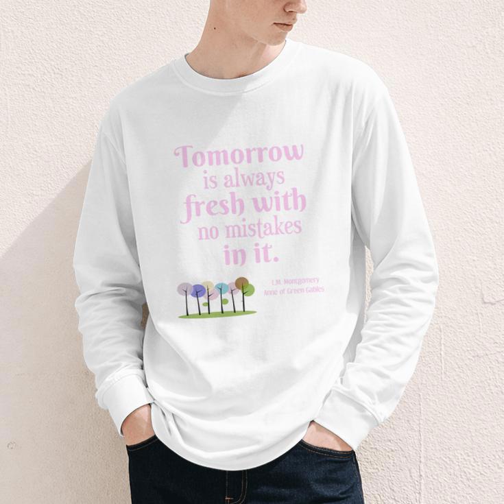 Tomorrow Is Fresh Anne Of Green Gables Book Quote Shirt Premium Tri-Blend Youth Long Sleeve Tee Tomorrow Is Fresh Anne Of Green Gables Book Quote Shirt Premium Tri-Blend Youth Long Sleeve Tee