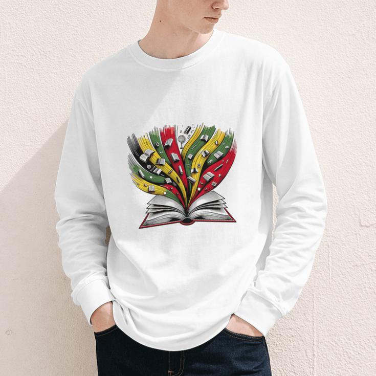 History Education Is Freedom Books Black History Premium Tri-Blend Youth Long Sleeve Tee