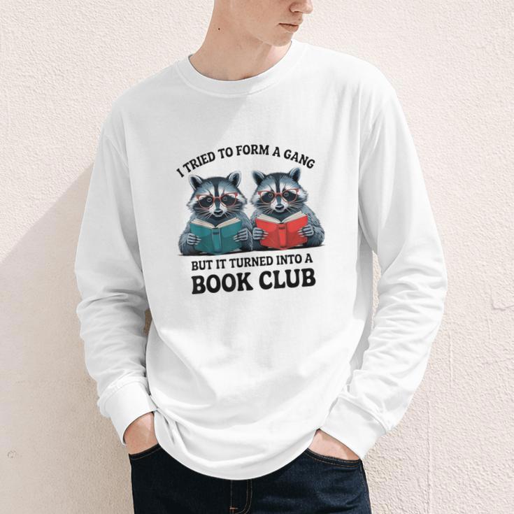 I Tried To Form Gang But It Turned Into A Book Club Reading Youth Long Sleeve Tee