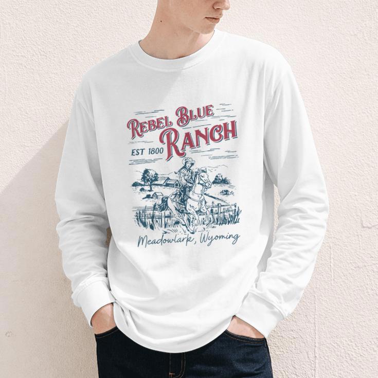 Western Book Love Cowboy Reader Bookish Bookworm Cowgirl Youth Long Sleeve Tee