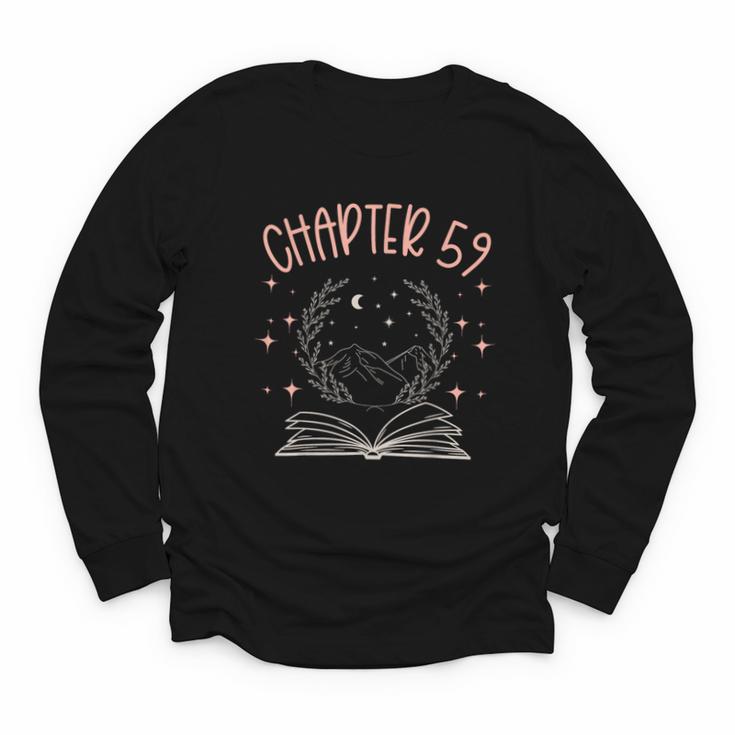 59th Birthday Women Book Lovers Chapter 59 Its My Birthday Youth Long Sleeve Tee