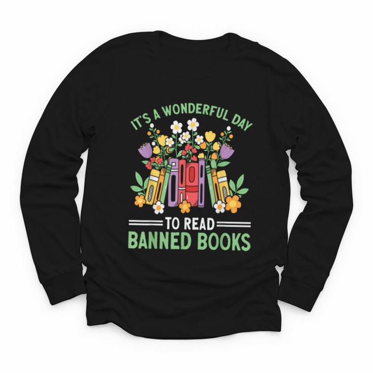 Banned Books Week Librarian Reading Youth Long Sleeve Tee