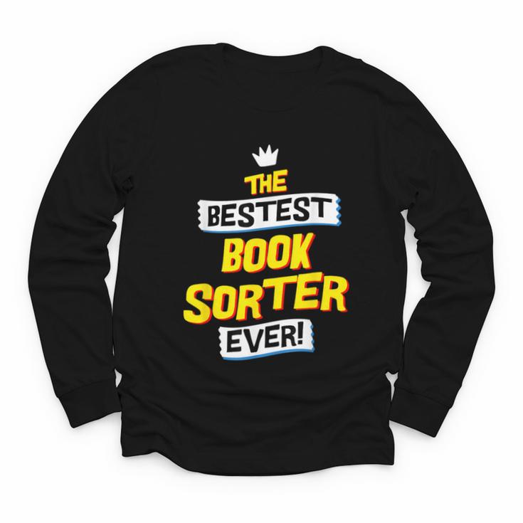 Best Book Sorter Job Occupation Youth Long Sleeve Tee