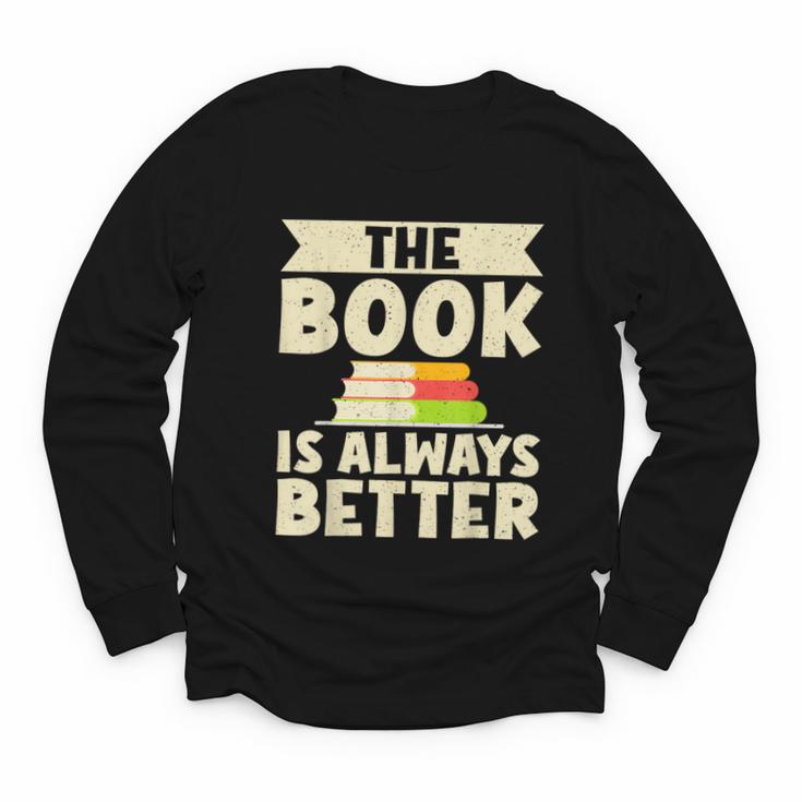 The Book Is Always Better Thriller Youth Long Sleeve Tee