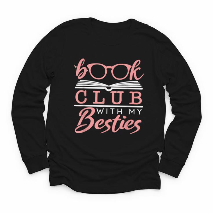 Book Club With My Besties Youth Long Sleeve Tee