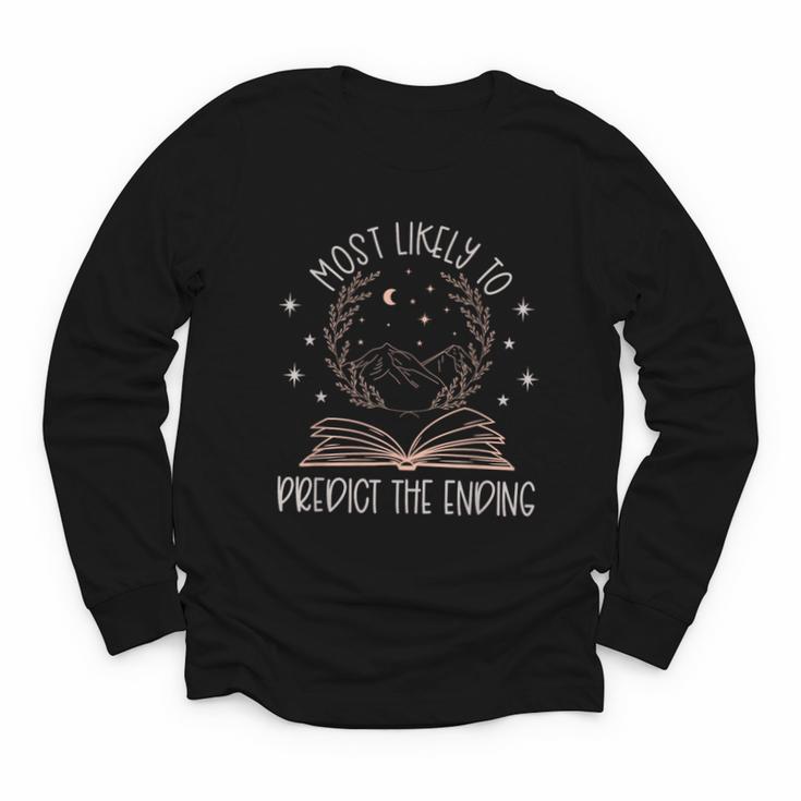 Book Club Shirts For Women Most Likely To Predict End Youth Long Sleeve Tee