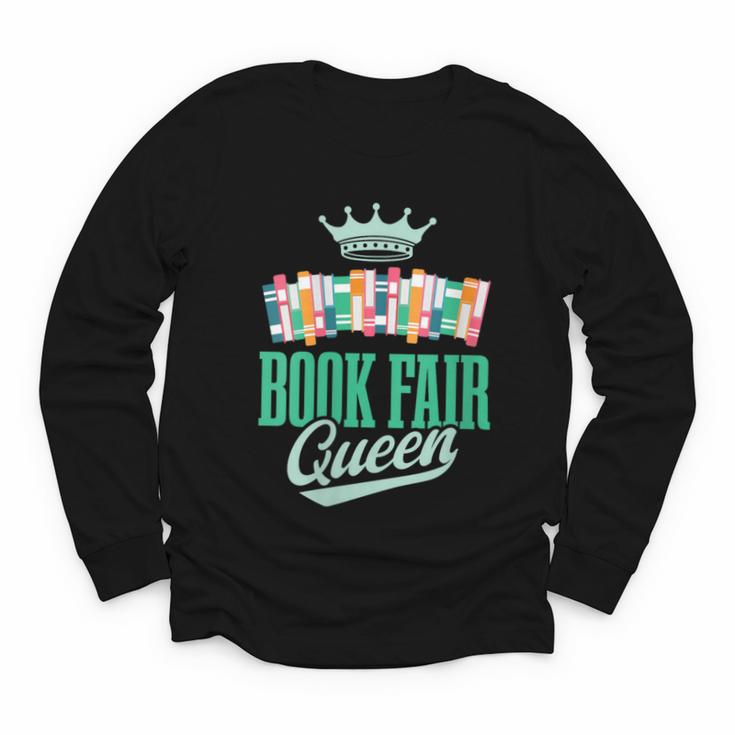 Book Fair Queen Literature School Book Fair Event Youth Long Sleeve Tee