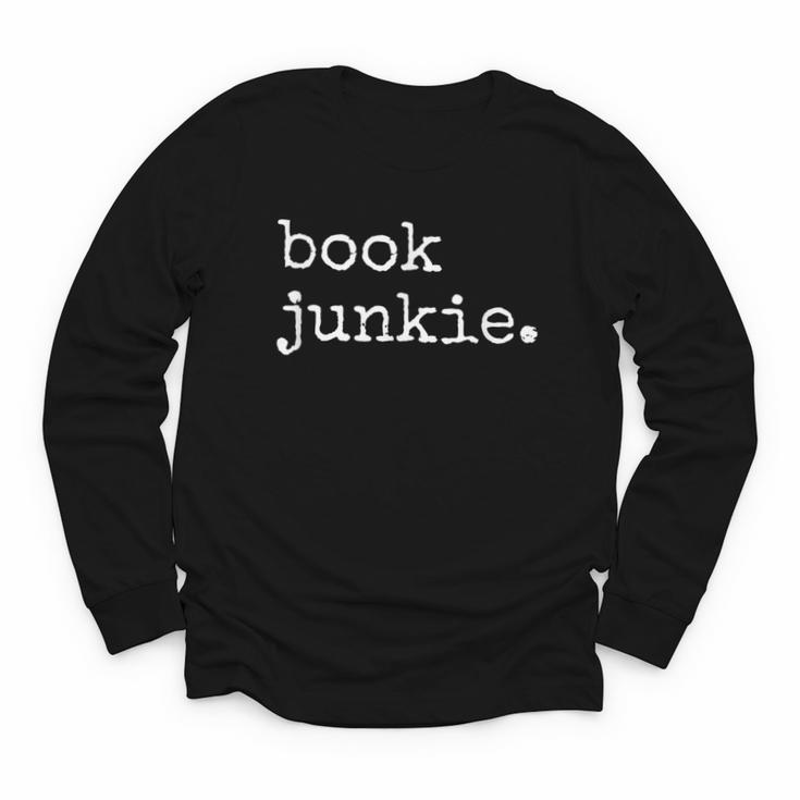 Book Junkie Reading Shirts Youth Long Sleeve Tee