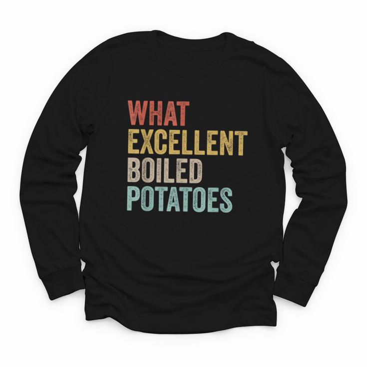 Book Lover Austen Literature What Excellent Boiled Potatoes Youth Long Sleeve Tee