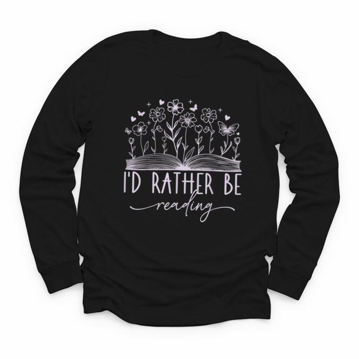 Book Lover Library Reading Bookish Literature Reader Youth Long Sleeve Tee