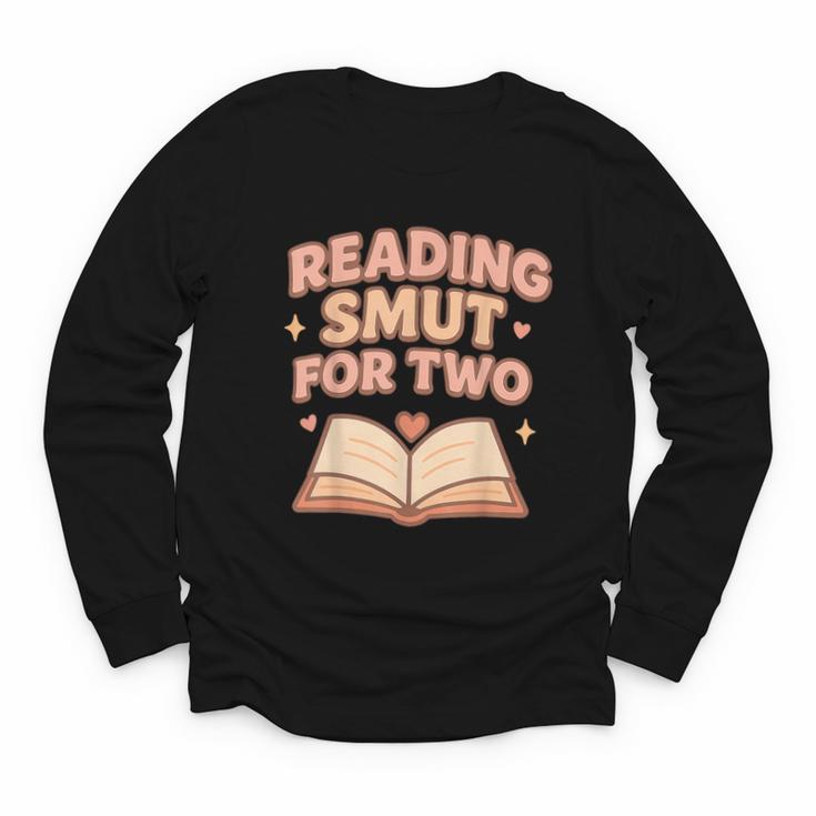 Book Lover Pregnancy Announcement Reveal Smut Youth Long Sleeve Tee