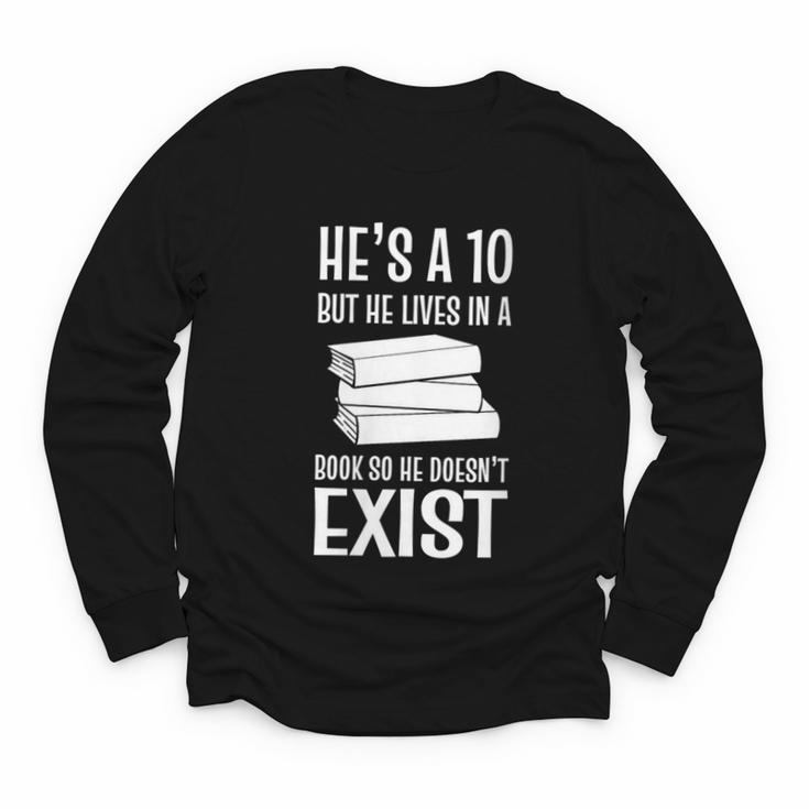 Book Lover Quotes Book Enthusiast Youth Long Sleeve Tee