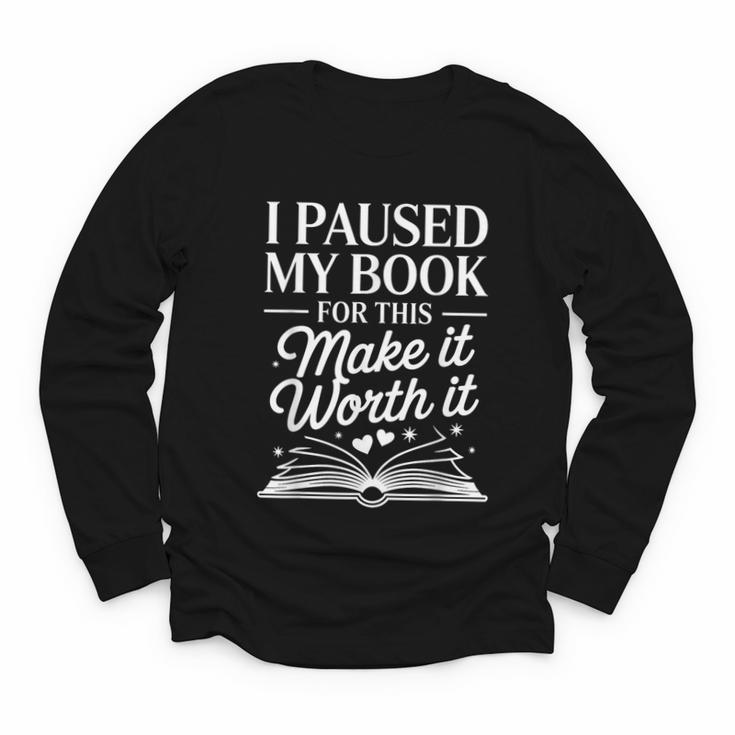 Book Lover Reading Quote For Reading Teacher Youth Long Sleeve Tee