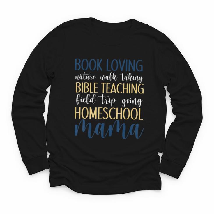 Book Loving Nature Walk Taking Bible Teaching Field Trip Youth Long Sleeve Tee